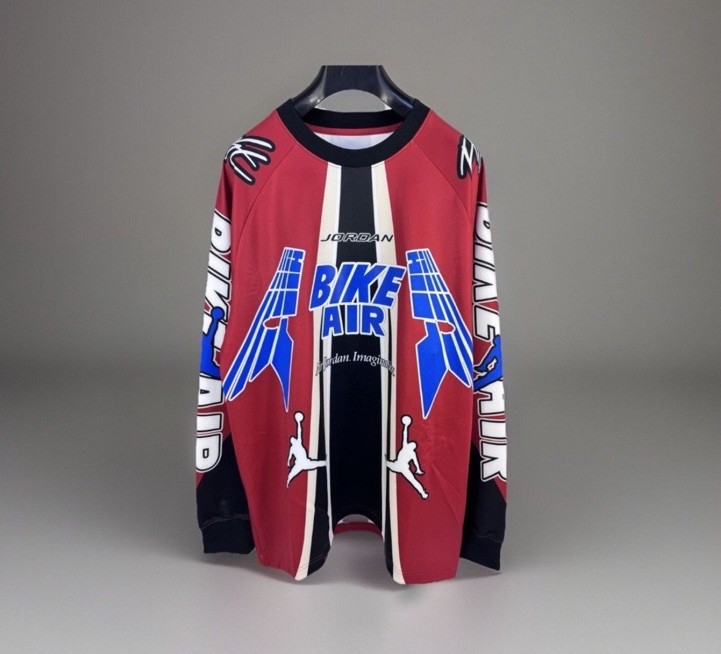 Jordan - Logo Print Long Sleeve T-Shirt Size: M | eBay