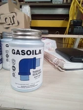 Pack Of 5 Gasoila Soft Set Thread Sealant With PTFE One Half Pint 878 JJ