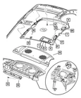 Genuine Mopar Visor Clip UB48TL2AA