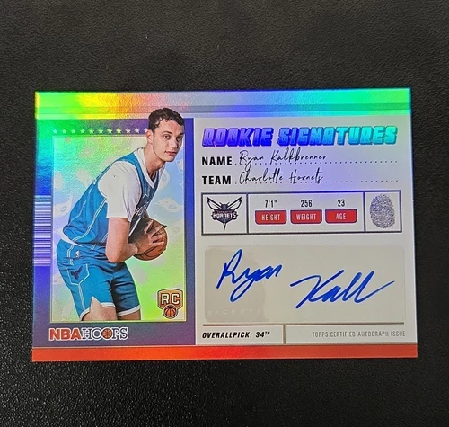 2025 Topps Signature Ryan Kalkbrenner Base (RAW)