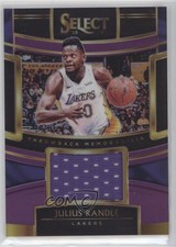 2018-19 Panini Select Throwback Memorabilia Purple Prizm 23/99 Julius Randle 3c7