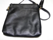Unbranded Black Faux Leather Sholder Purse - Used