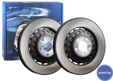 2X SHW BREMSSCHEIBE 400MM VORNE AUDI Q7 4MB 4MG 4MQ Q8 4MN 4MT TOUAREG CR7 RC8