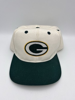 Vintage Green Bay Packers  Drew Pearson Blockhead Plain Logo SnapBack Hat
