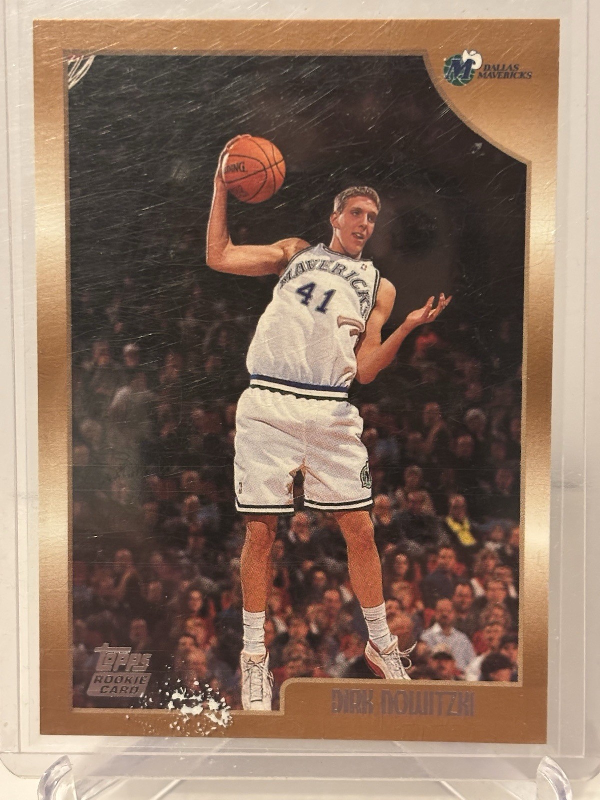 DIRK NOWITZKI 98/99 TOPPS ROOKIE CARD RC #154