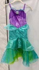 Authentic Disney Store Ariel Little Mermaid Costume Dress size Girls 5/6