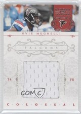 2011 Playoff National Treasures Colossal Materials 34/99 Ovie Mughelli #61 5x8