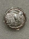 American Wildlife Series 1 oz .999 Silver Round  ~ Bison ~ in Capsule