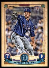 Jeffrey Springs 2019 Topps Gypsy Queen #255 Rangers MLB READ FREE SHIPPING