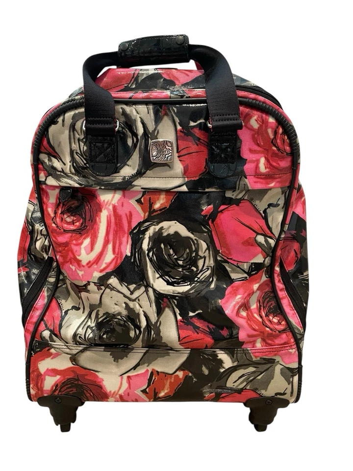 Brighton Spinner Equipaje Rodante Fin de Semana Maleta Bolsa Llevar en Rosas Vacaciones Foto 2 de 4