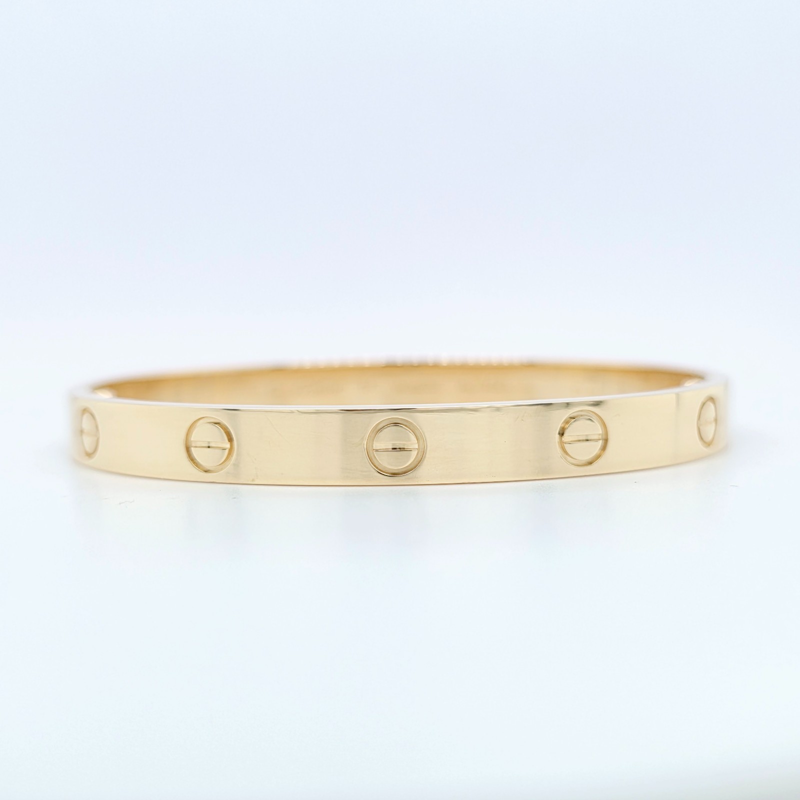 Cartier Love Bracelet, Classic Model, Size 17, 18ct Yellow Gold, Cartier Box