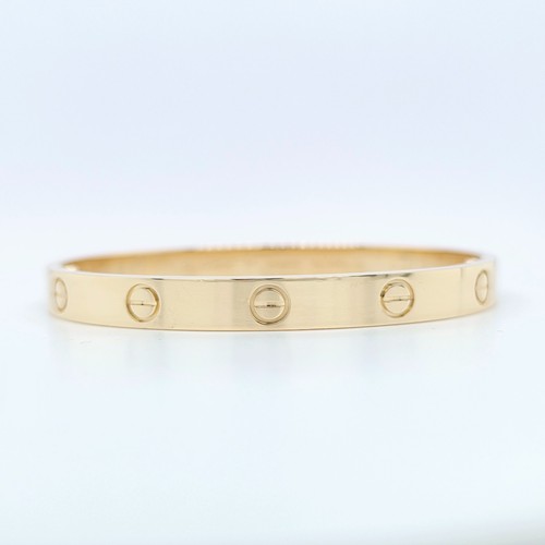 Cartier Love Bracelet, Classic Model, Size 17, 18ct Yellow Gold, Cartier Box
