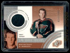 2001-02 SPx Mike Matteucci AW/1500 RC RC Jersey 153/1500 Minnesota Wild #141