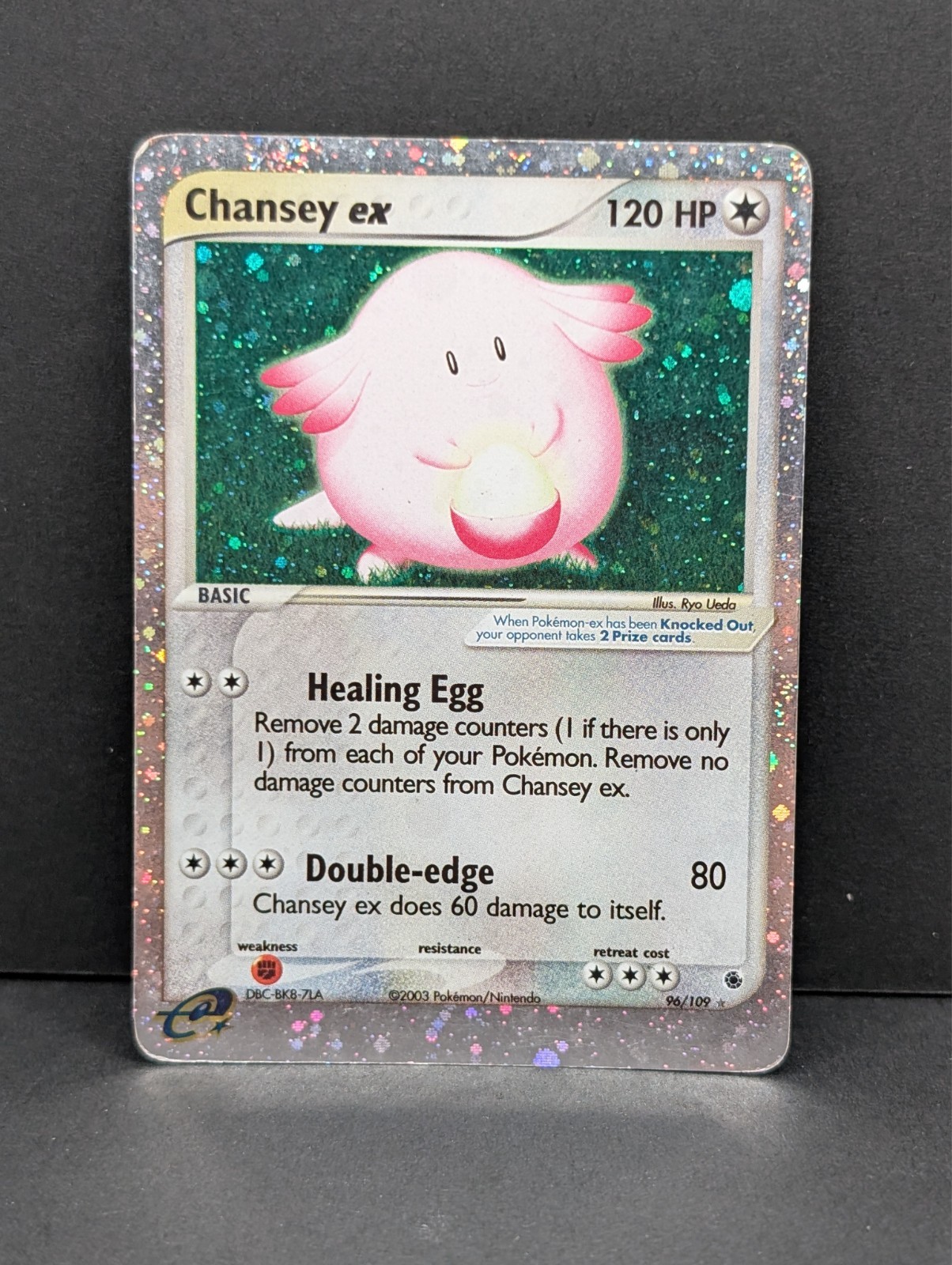 Chansey ex 96/109 Ruby and Sapphire Holo Ultra Rare Pokemon TCG Nintendo MP