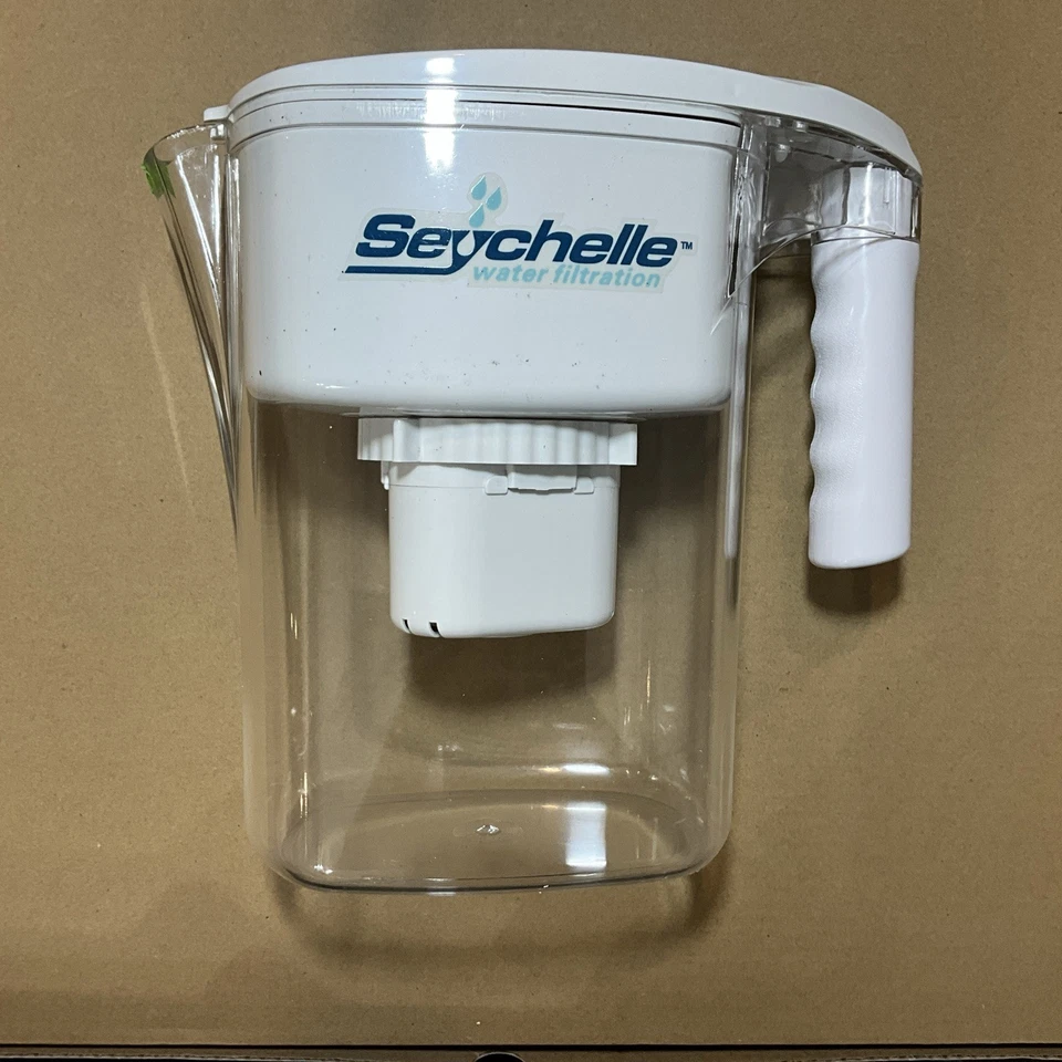Seychelle Water Filtration Pitcher 64oz. - With Filter & Instructions - Prepper - Image 2 of 4