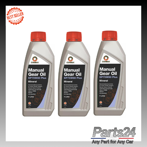 Comma EP75W80 Plus Gear Oil – 1 Litre Bottle For Smooth Shifting