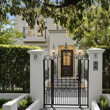 Belmont Estate Walkway Gate Powder Coated Steel Garden Pedestrian Entry PG103