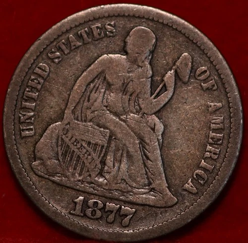 1877-P Seated Liberty Dime — photo from another recent sale