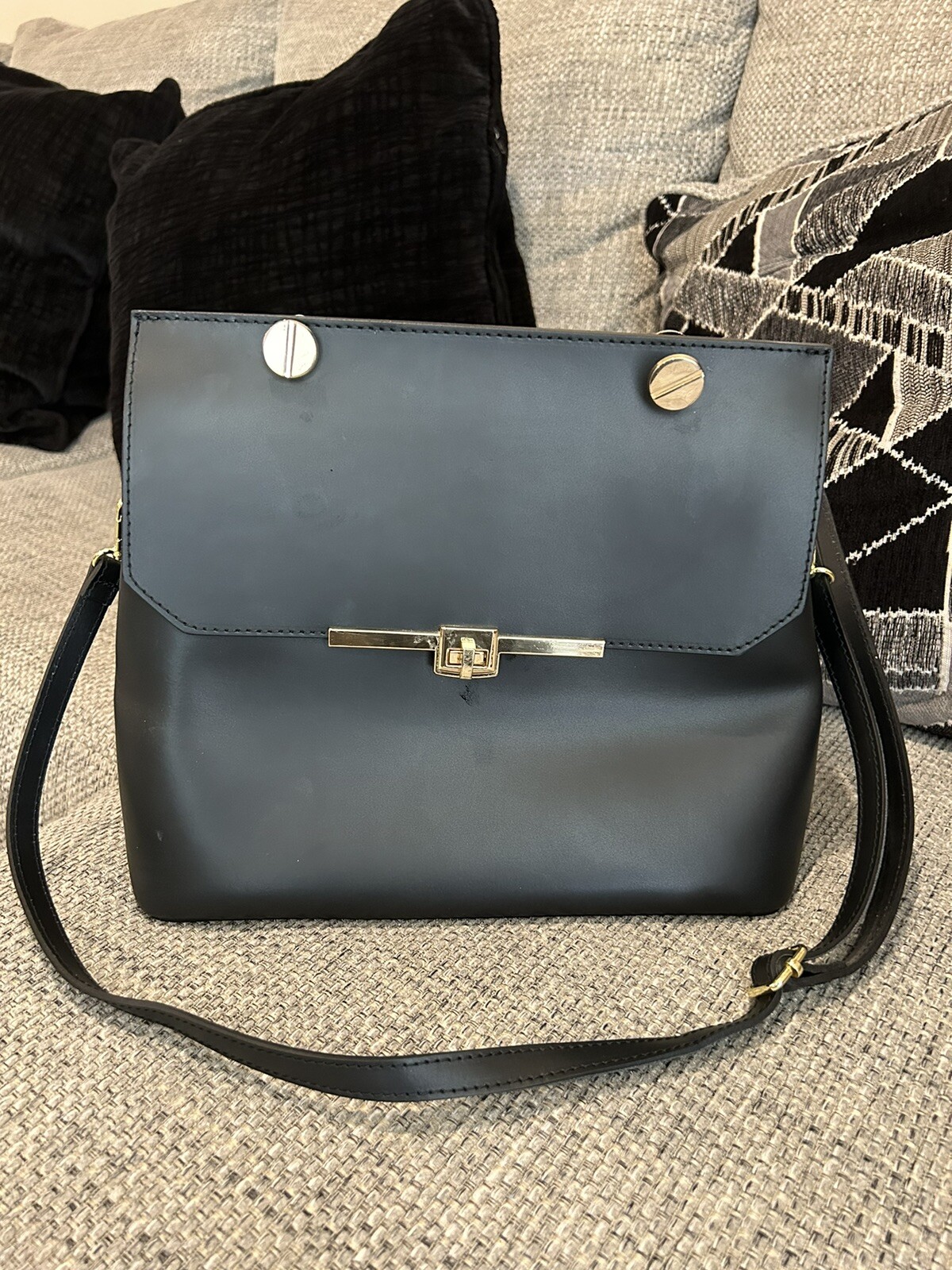 Luana ferracuti made in italy leather crossbody bla… Gem