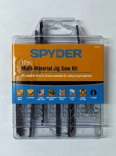 Spyder 12pc Multi-Material Jig Saw Blade Kit | 300065