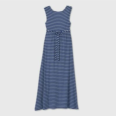 Ingrid & Isabel Women's Striped Tank Maternity Dress - Blue - Size Small |  eBay