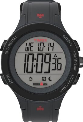 Timex TW5M48900 Men's Ironman Digital Chronograph 42mm Silicone Band Watch