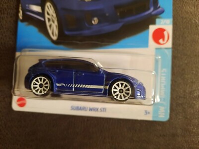Hot Wheels Subaru WRX STI Blue 21/250 HW J-Imports 2/10 | eBay