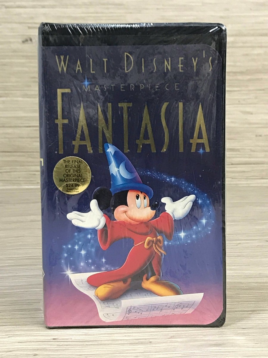 Walt Disney's Masterpiece Fantasia VHS Rare #1132 Original Version