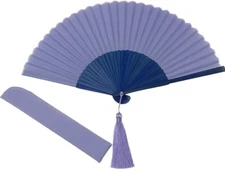Nishikawa Shouroku Shoten Japanese Fan Summer, with Fan Bag, Two-Color, PRxNV