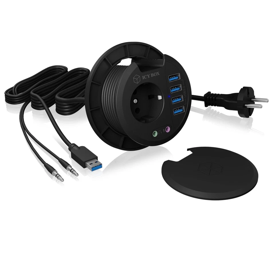 ICY BOX IB-HUB1430 Tisch Hub 4x USB 3.2 Type-A 60633 B-Ware