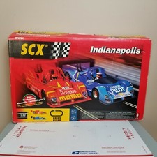 Vintage Irwin SCX Indianapolis Formula 1 Slot Car Racing Track Set NASCAR 1998