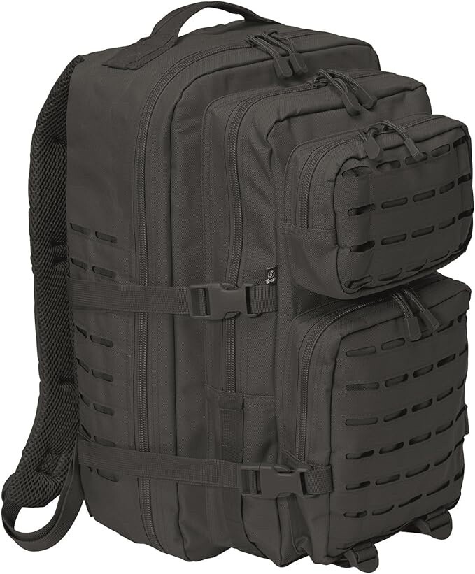 NUEVO Mochila Brandit US Cooper Laser Cut Large black para camping al aire libre '