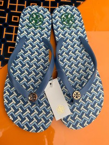 blue yonder tory burch sandals