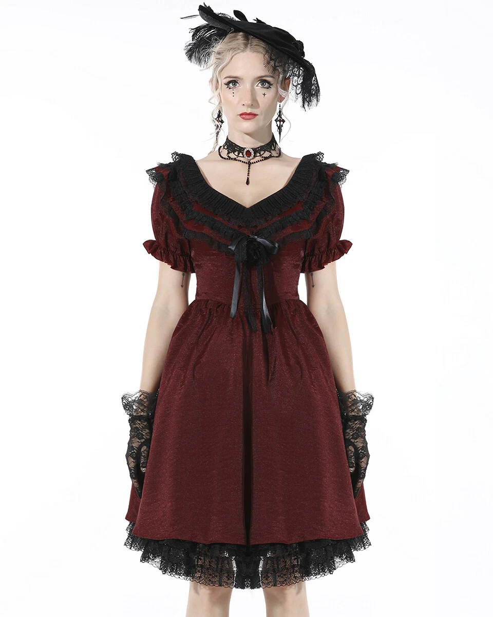 Red and black hotsell dress for party