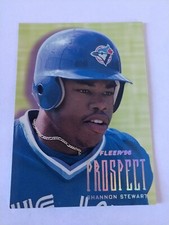 Shannon Stewart 1996 Fleer Baseball Prospects Insert #10 Toronto Blue Jays 