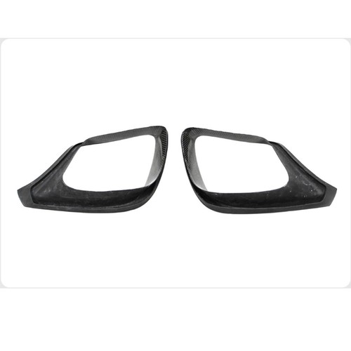 Cubierta de ventilación de parachoques delantero de fibra de carbono Brabus para Benz W222 S63 S65 AMG 18-20 - Imagen 7 de 8