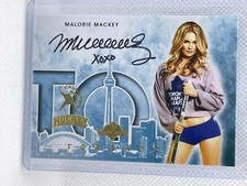2014 Benchwarmer Hockey Malorie Mackey Fall Expo Toronto Autograph