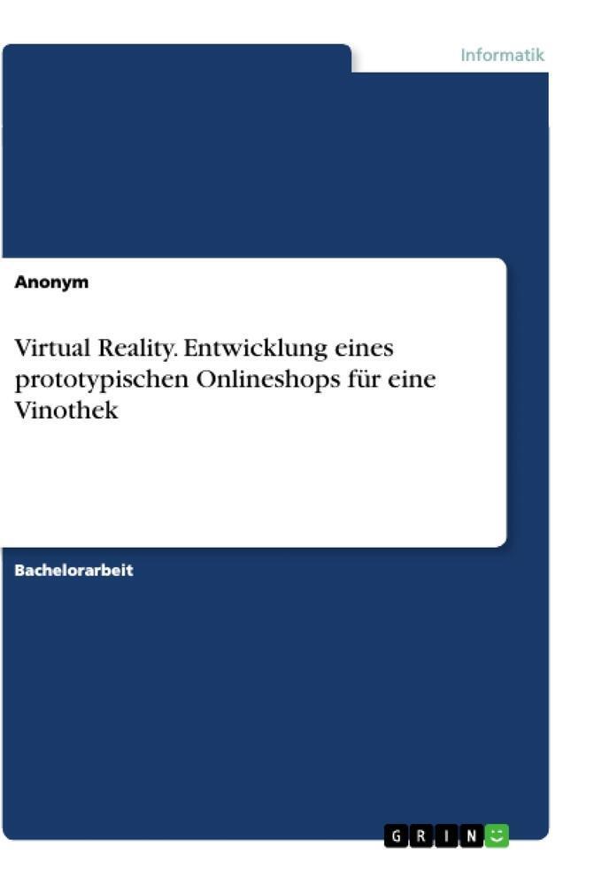 Thumbnail - Anonymous | Virtual Reality. Entwicklung Eines Prototypischen
