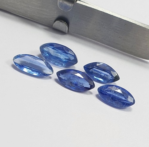 7.17 Ct Natural Excellent Blue Kyanite Marquise Cut AAA Lot Loose Gems 10x5 MM - Picture 9 of 11