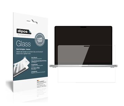 2x Schutzfolie für Apple MacBook Pro 16 Zoll (2021) - Anti-Shock 9H Folie dipos