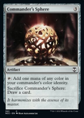 COMMANDER'S SPHERE x4 mtg NM-M New Capenna Commander 4 Common