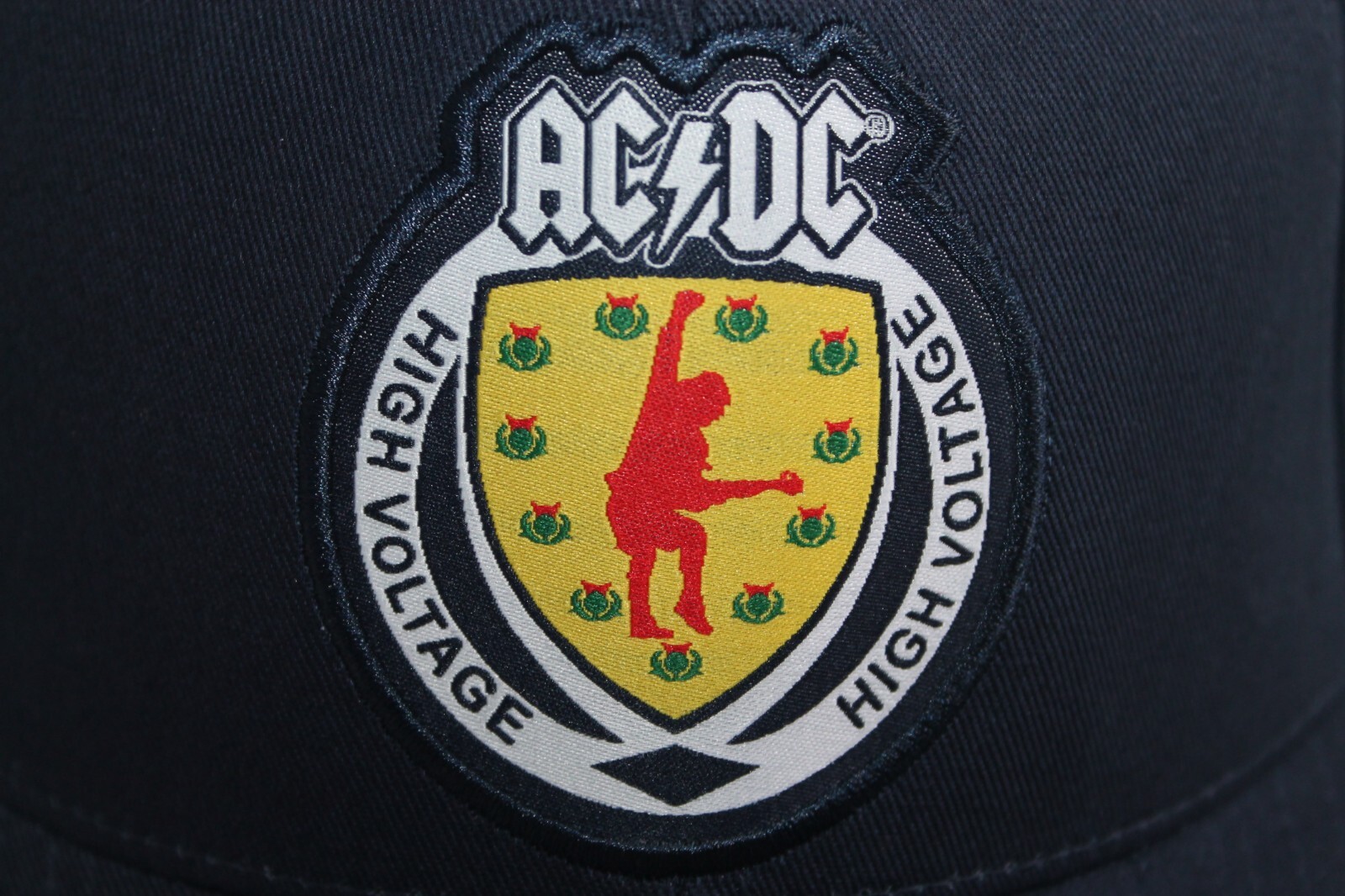 AC/DC Baseball Cap High Voltage Blue Umbro Cap | eBay