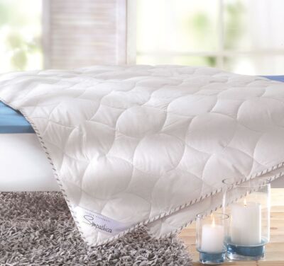 Leinen Sommerbett Steppbett 135x200 Sommerdecke waschbar 100% Natur superleicht