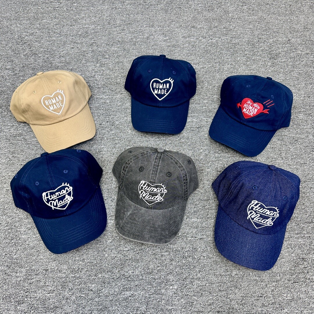 Human Made Lovingly Embroidered Couple Unisex  Baseball Cap