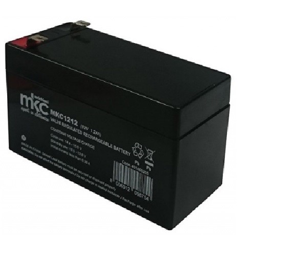 BATTERIA AL PIOMBO ricaricabile 12V 1,2Ah MKC
