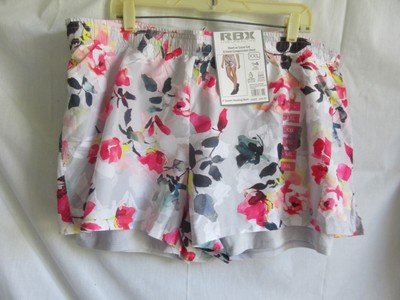 RBX Active Short XXL With Lazer Cut & Inner Compression Short Rose Passion NWT