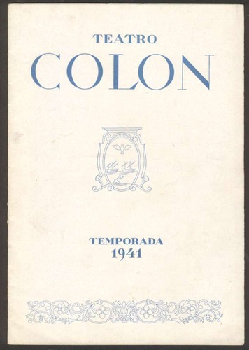 Programme Colon Theatre Opera R Jobin F Romito 1941 - Picture 2 of 4