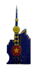McDONALD'S RESTAURANTS ALL STAR TEAM ORIENTAL PEARL TOWER SHANGHAI XL PIN BADGE