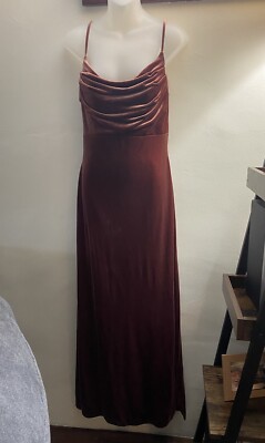Skye Velvet Women's Bridesmaid Wedding Prom Revelry brand Terracotta size 6  | eBay