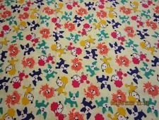 COLOR PUPS FLANNEL FABRIC - BY THE YARD